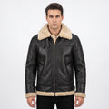 B3 RAF Aviator Pilot Men’s Sheepskin Shearling Jacket -Original Fur Jacket