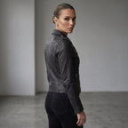 Genuine Motorcycle Leather Jacket-Women