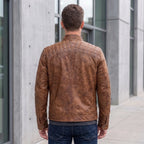 Cafe Racer Real Leather Jacket