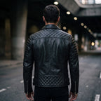 Men’s Black Leather Jacket – Motorcycle Jacket Men –Jacket Slim Fit Outwear