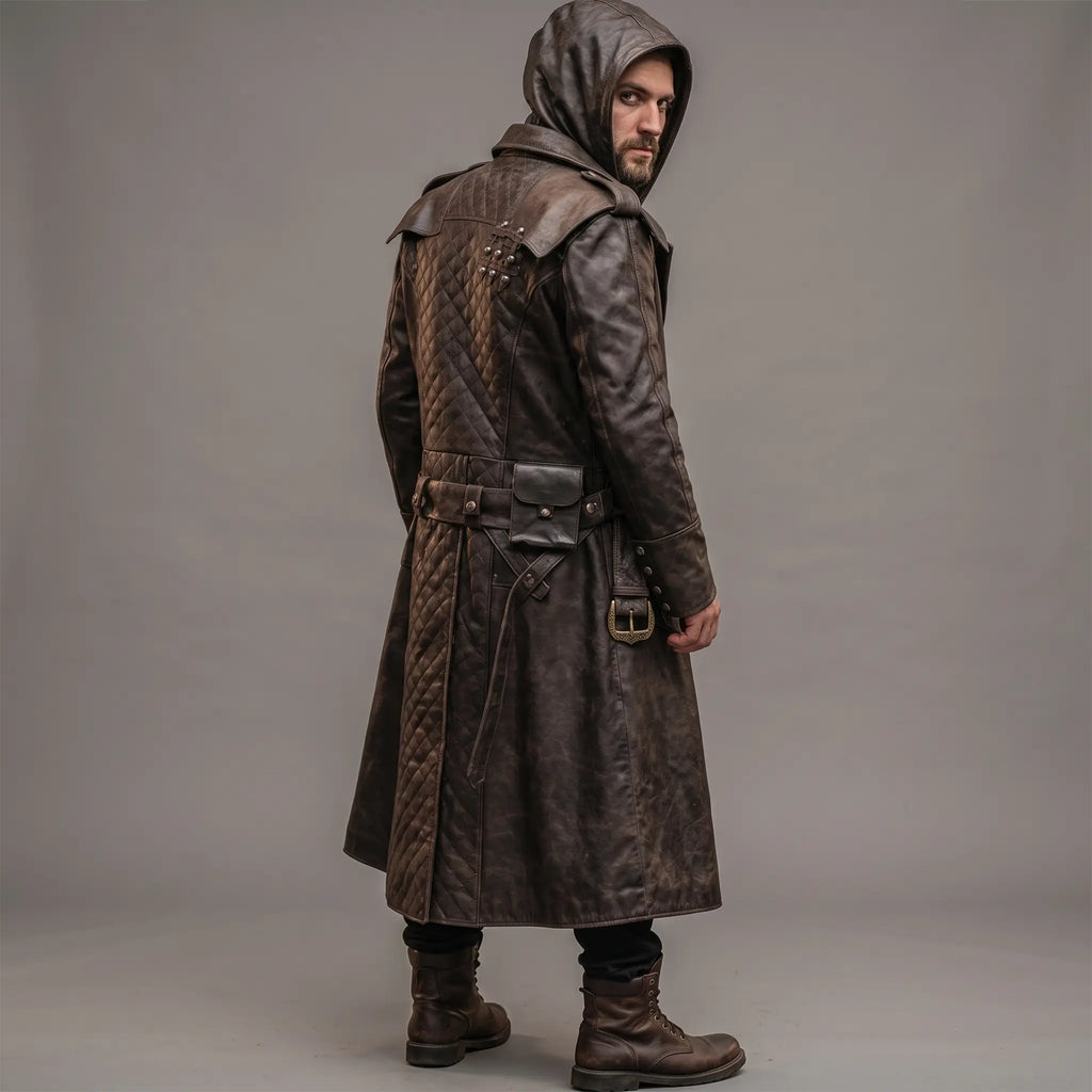 Custom Tailored Assassins Creed Syndicate Frye’s Trench Genuine Leather Coat