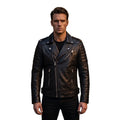 Men’s Black Leather Jacket – Motorcycle Jacket Men –Jacket Slim Fit Outwear