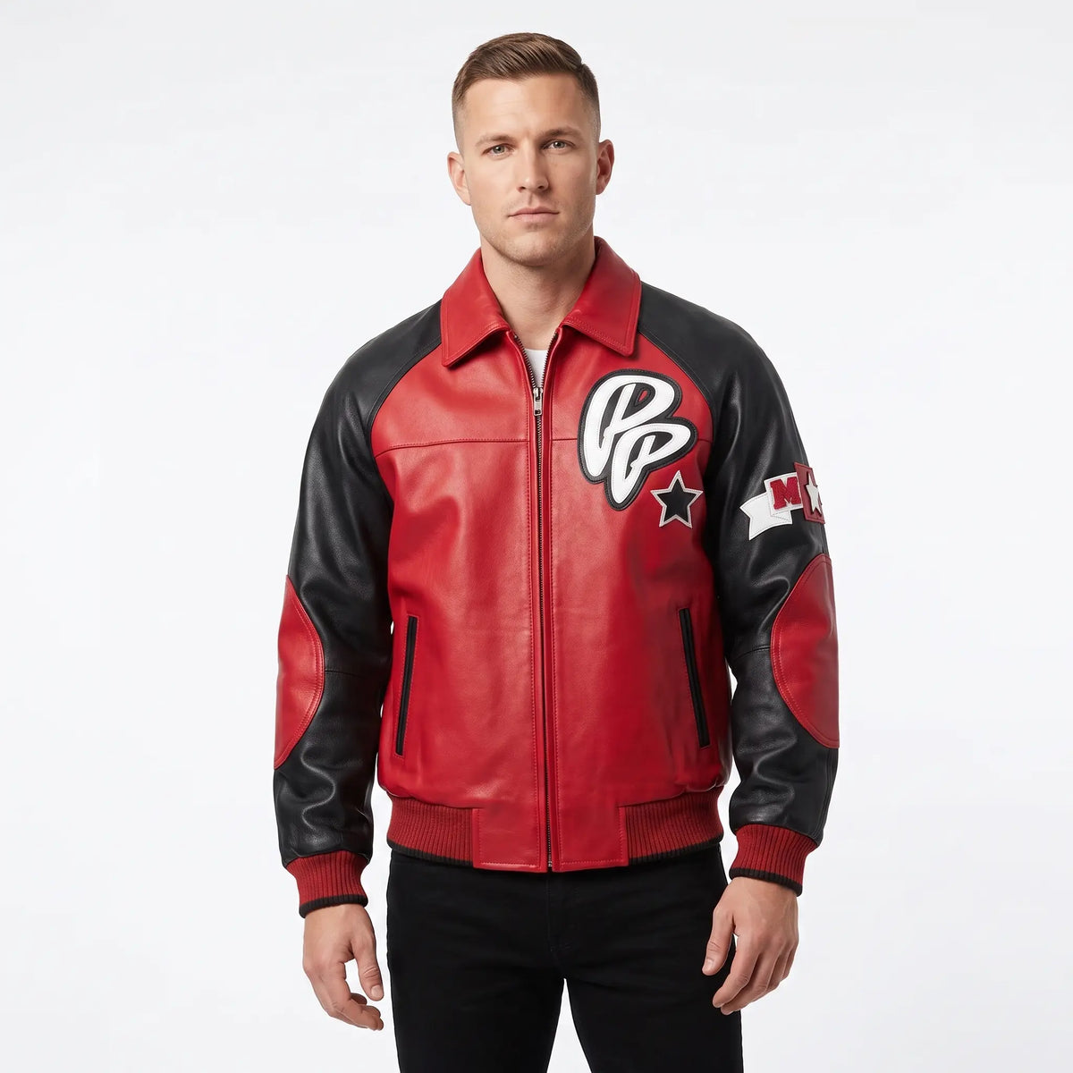 Custom Tailored Men’s Pelle Pelle Soda Club Styled Genuine Leather Jacket