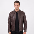 Four Pockets Sheepskin Leather Jacket