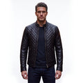 Custom Tailored Men’s Real Genuine Leather Biker Slim Fit Sleek Retro Jacket