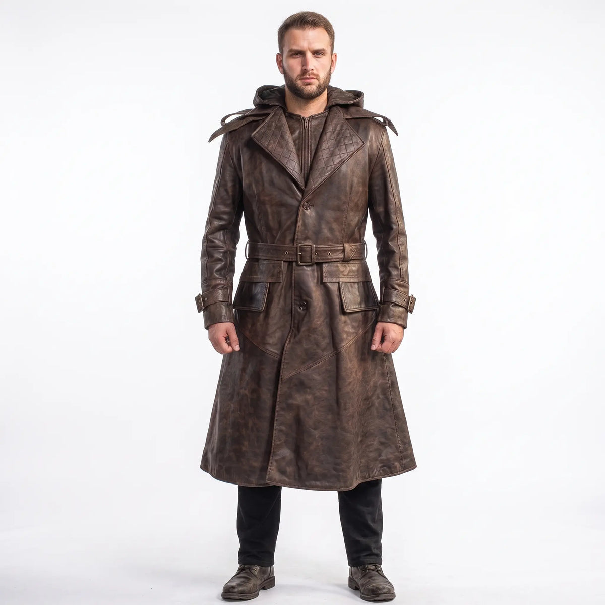 Custom Tailored Assassins Creed Syndicate Frye’s Trench Genuine Leather Coat
