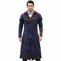Custom Tailored Assassin’s Creed Unity Blue Denim Cloak coat