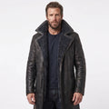 Custom Tailored Blade Runner 2049 Ryan Gosling Genuine Fur Collar Trench Coat