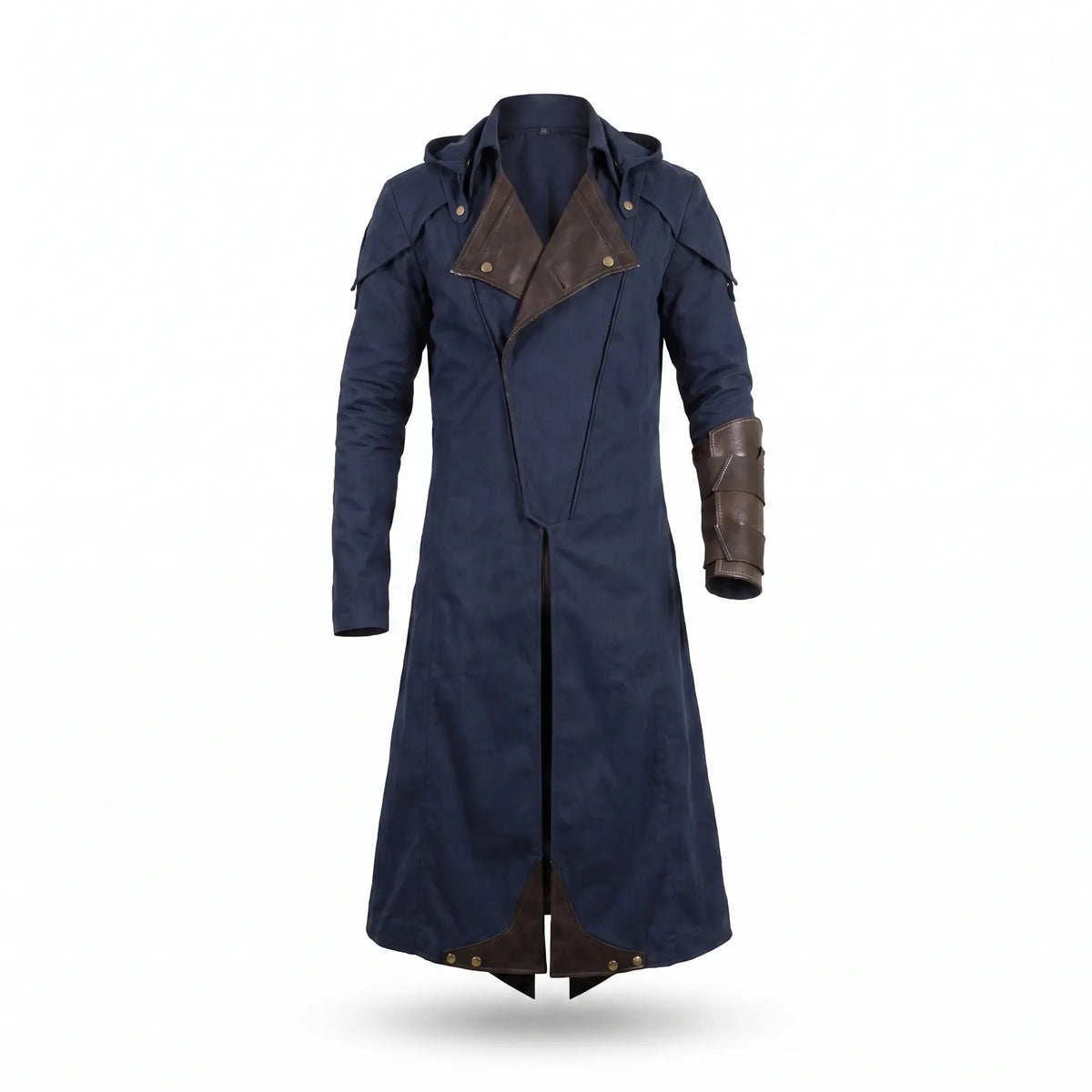 Custom Tailored Assassin’s Creed Unity Blue Denim Cloak coat