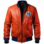 Custom Tailored Men’s Dragon Ball Z Goku, Super Broly Styled Genuine Sheepskin Leather Jacket