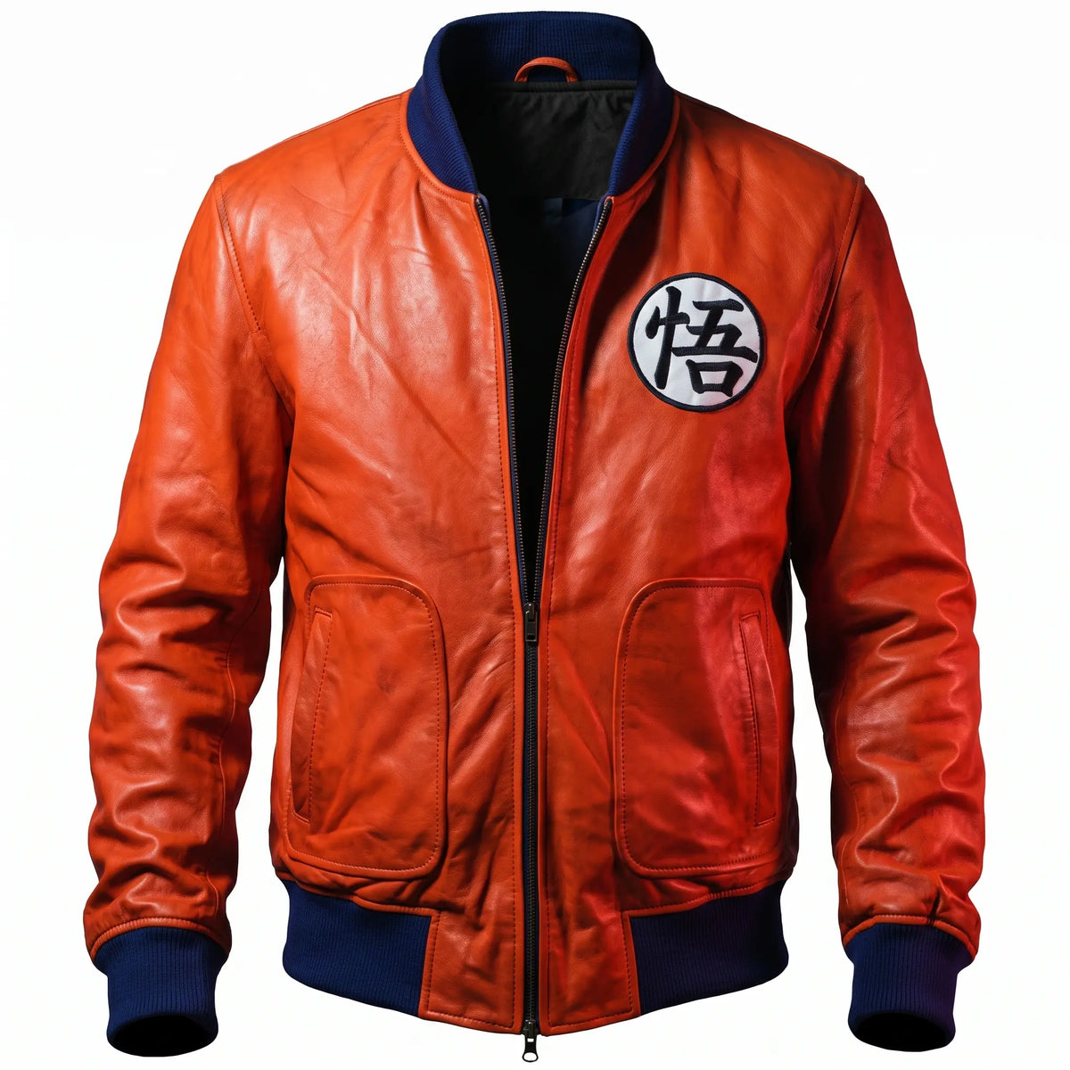 Custom Tailored Men’s Dragon Ball Z Goku, Super Broly Styled Genuine Sheepskin Leather Jacket