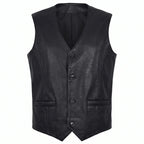 Genuine Sheepskin Leather Vest