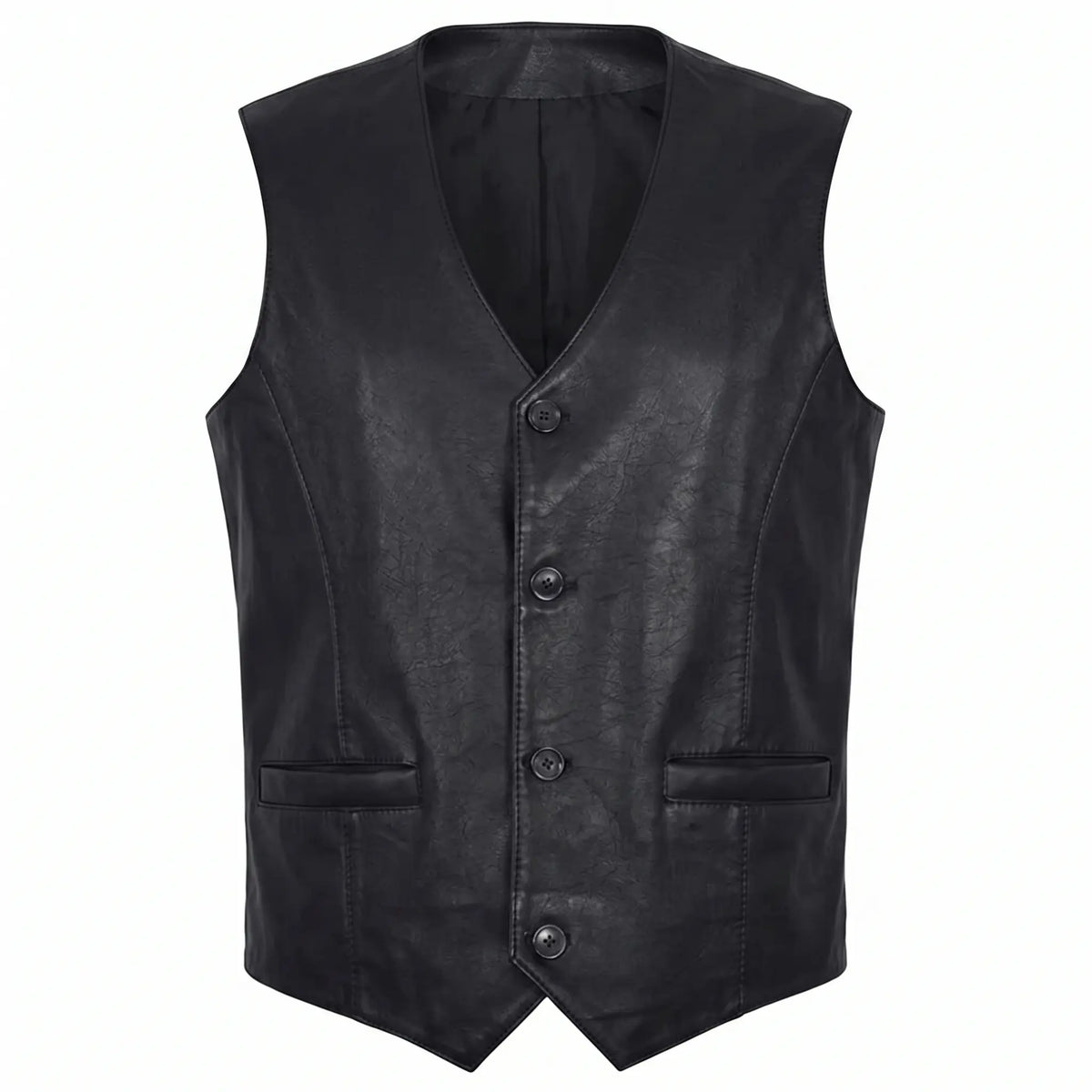 Genuine Sheepskin Leather Vest