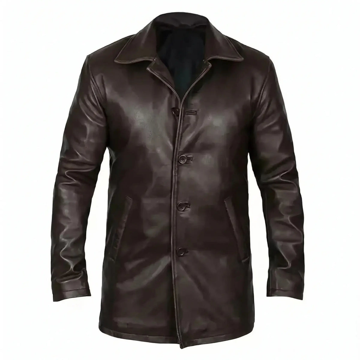 Custom Tailored Winchester Real Genuine Vintage Leather Men Coat Jacket