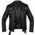 Motor Biker Genuine Leather Jacket