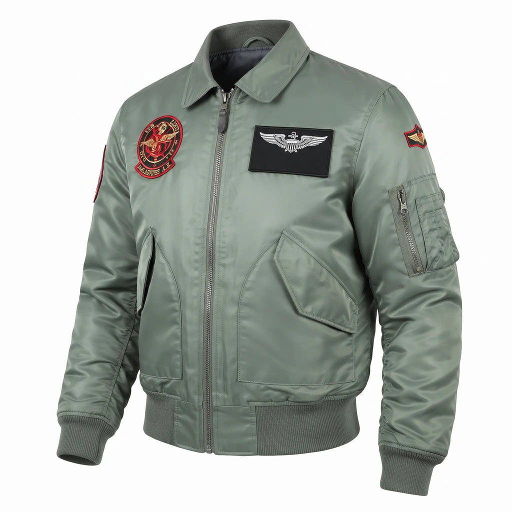 Custom Tailored Top Gun Maverick Mitchell Flight Genuine Cotton Bomber Jacket