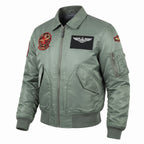 Custom Tailored Top Gun Maverick Mitchell Flight Genuine Cotton Bomber Jacket