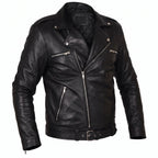 Motor Biker Genuine Leather Jacket