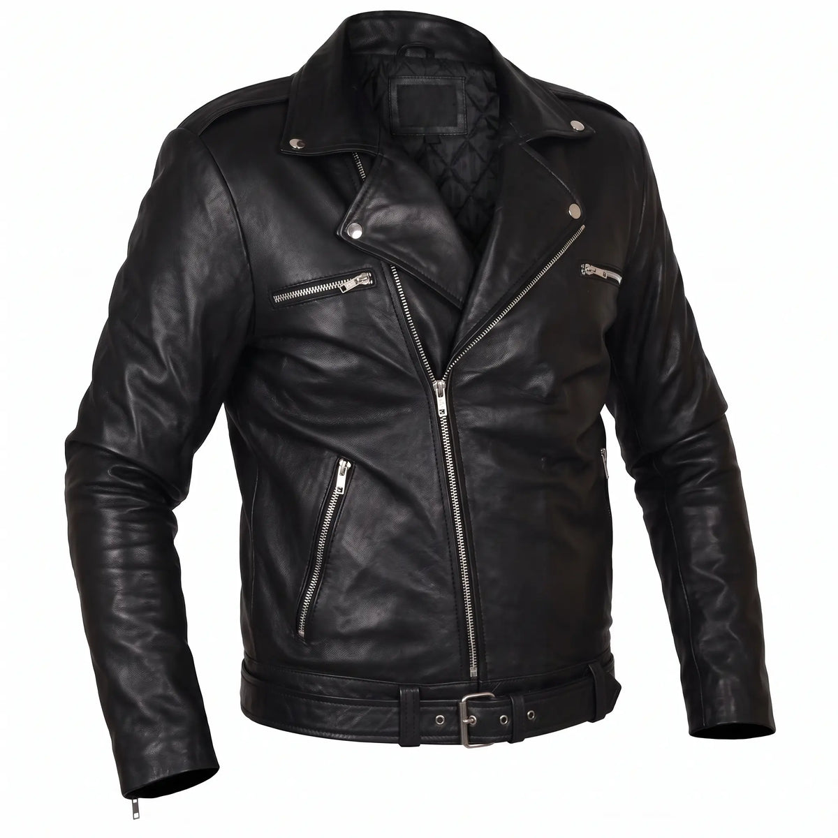 Motor Biker Genuine Leather Jacket