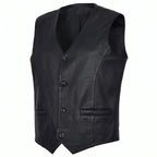 Genuine Sheepskin Leather Vest