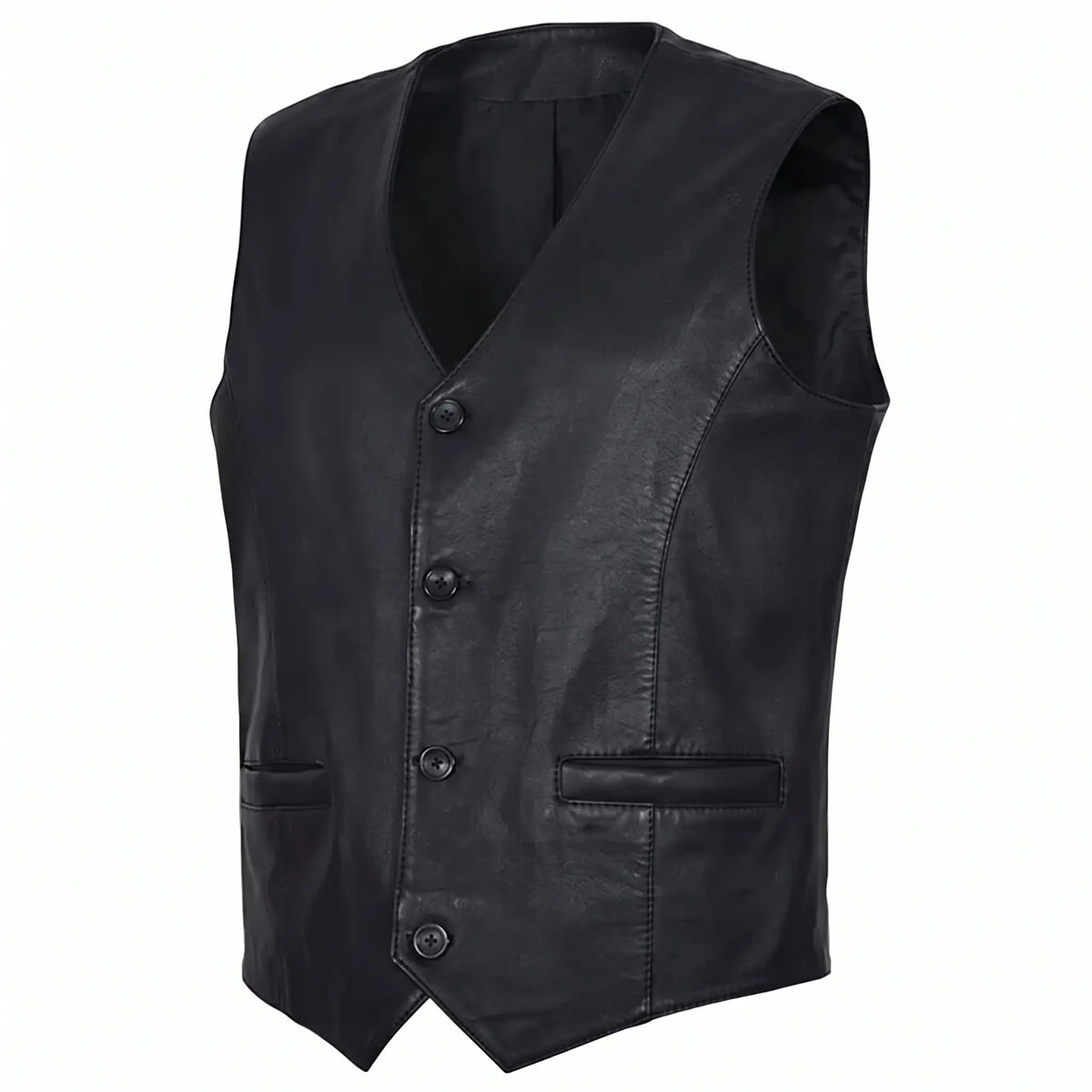 Genuine Sheepskin Leather Vest