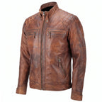 Cafe Racer Real Leather Jacket