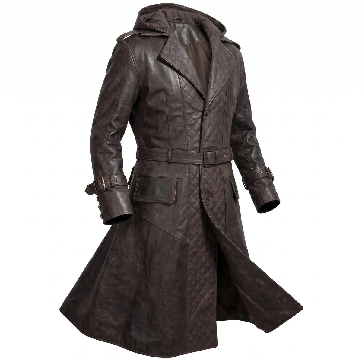 Custom Tailored Assassins Creed Syndicate Frye’s Trench Genuine Leather Coat