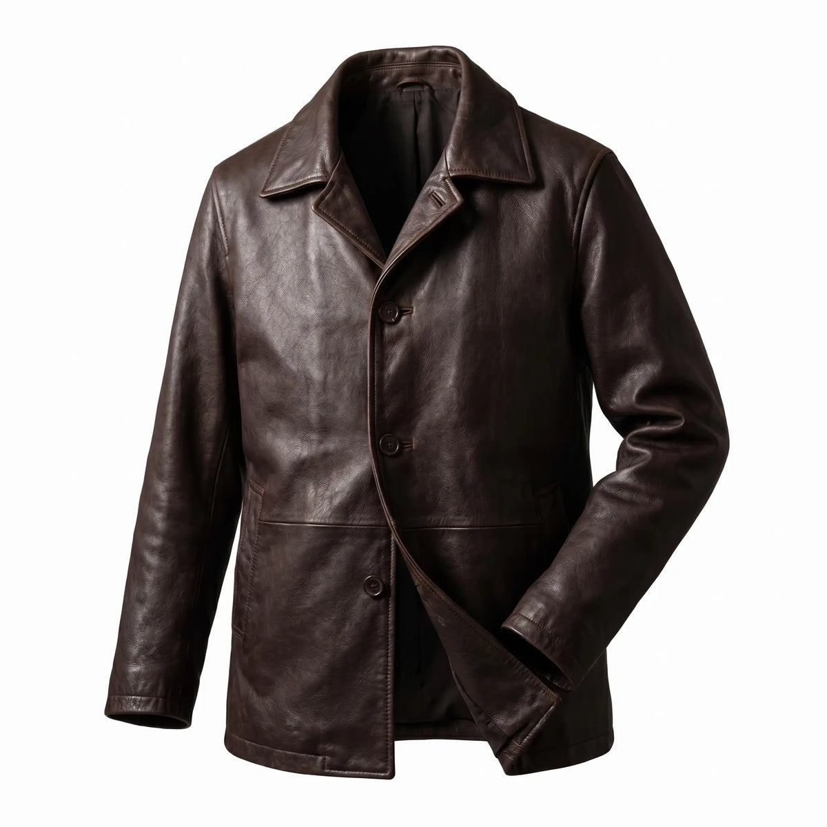 Custom Tailored Winchester Real Genuine Vintage Leather Men Coat Jacket