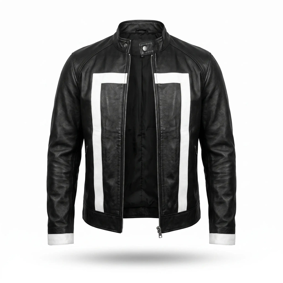 Custom Tailored Men’s Ghost Rider Agent Of Shield Biker Genuine Leather Jacket