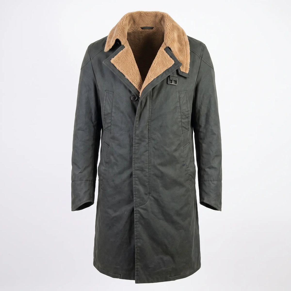 Custom Tailored Men’s Blade Runner 2049 Ryan Gosling Genuine Fur Trench Coat