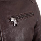 Four Pockets Sheepskin Leather Jacket