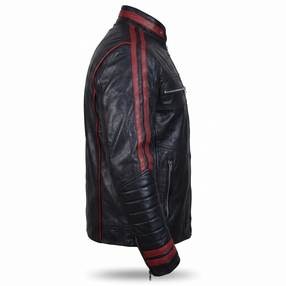 Custom Tailored Men’s Genuine Lambskin Leather Stylish Biker N7 Leather Jacket