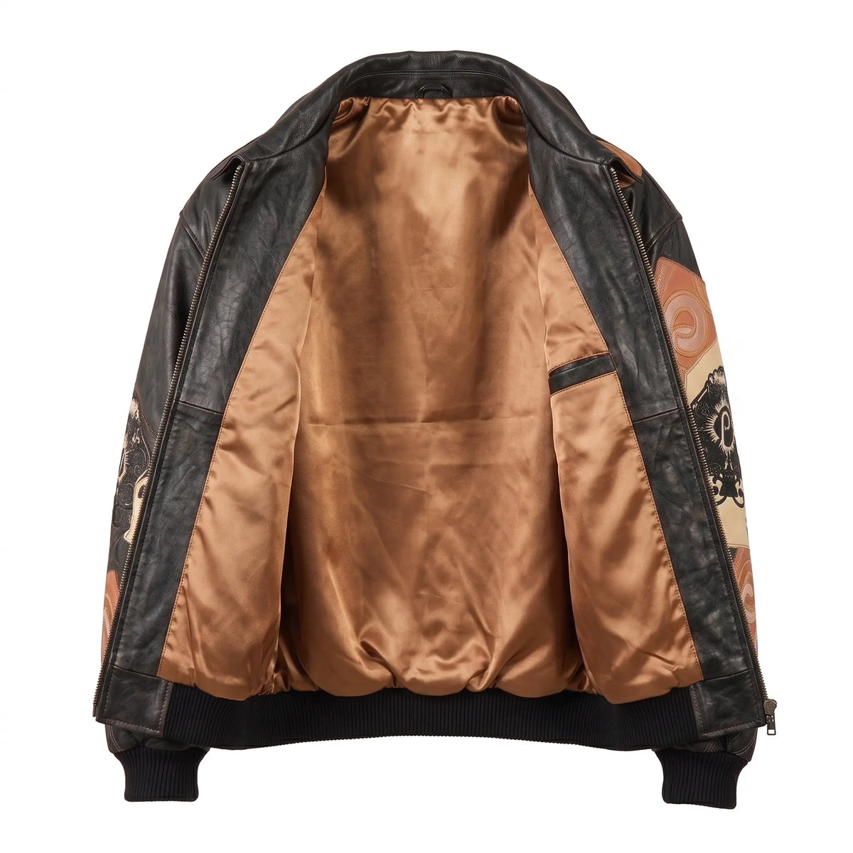 Custom Tailored Men’s 90s Pelle Pelle Styled Genuine Sheepskin Leather Jacket
