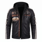 Custom Tailored Men Limited Edition Motor Bike Genuine Sheepskin Leather Jacket