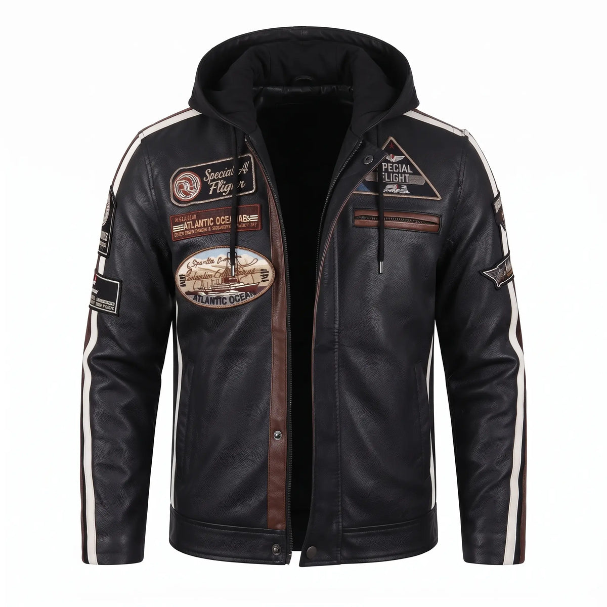 Custom Tailored Men Limited Edition Motor Bike Genuine Sheepskin Leather Jacket