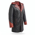 Custom Tailored Devil May Cry Dante Black Genuine Sheepskin Leather Coat
