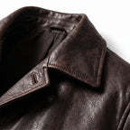 Custom Tailored Winchester Real Genuine Vintage Leather Men Coat Jacket