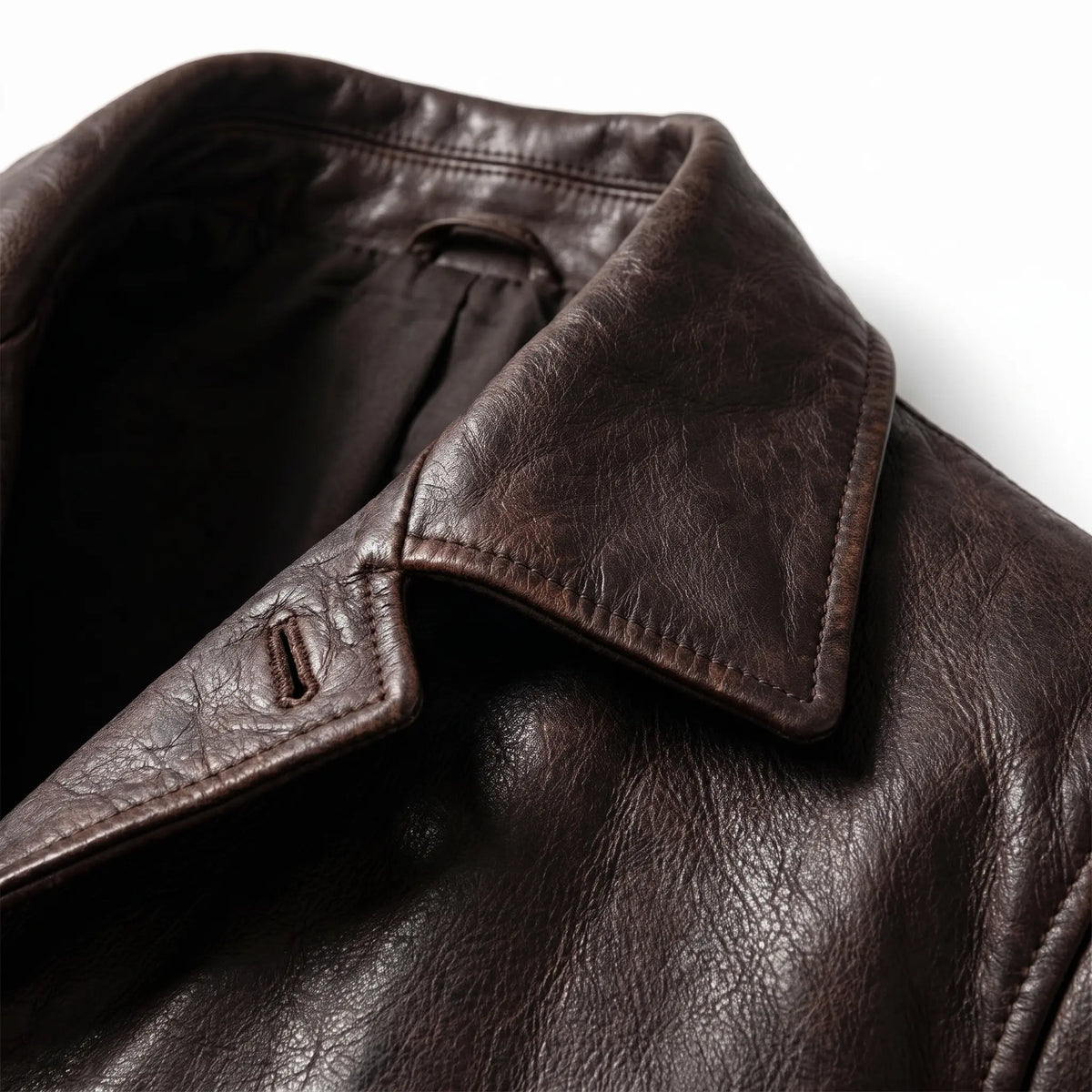 Custom Tailored Winchester Real Genuine Vintage Leather Men Coat Jacket