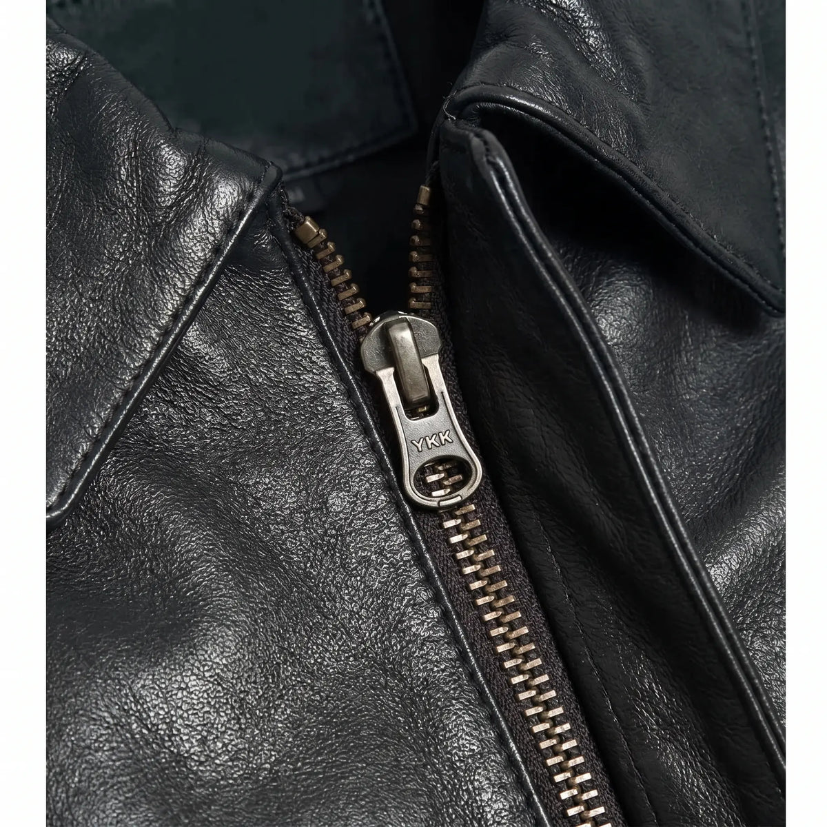 Bomber Motor Biker Real Sheepskin Leather Jacket