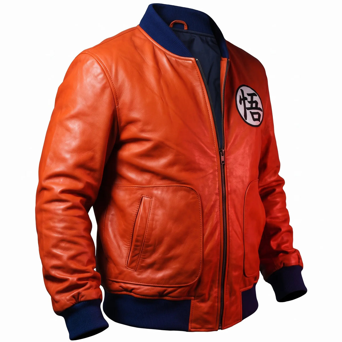 Custom Tailored Men’s Dragon Ball Z Goku, Super Broly Styled Genuine Sheepskin Leather Jacket