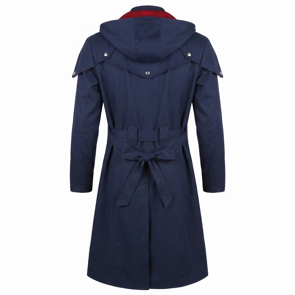 Custom Tailored Assassin’s Creed Unity Blue Denim Cloak coat