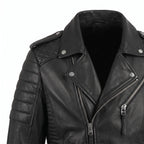 Men’s Black Leather Jacket – Motorcycle Jacket Men –Jacket Slim Fit Outwear