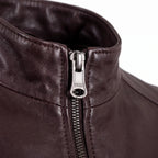 Four Pockets Sheepskin Leather Jacket