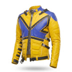 Custom Tailored Deadpool 3 Hugh Jackman Wolverine Genuine Sheepskin Jacket
