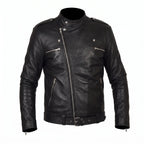 Motor Biker Genuine Leather Jacket