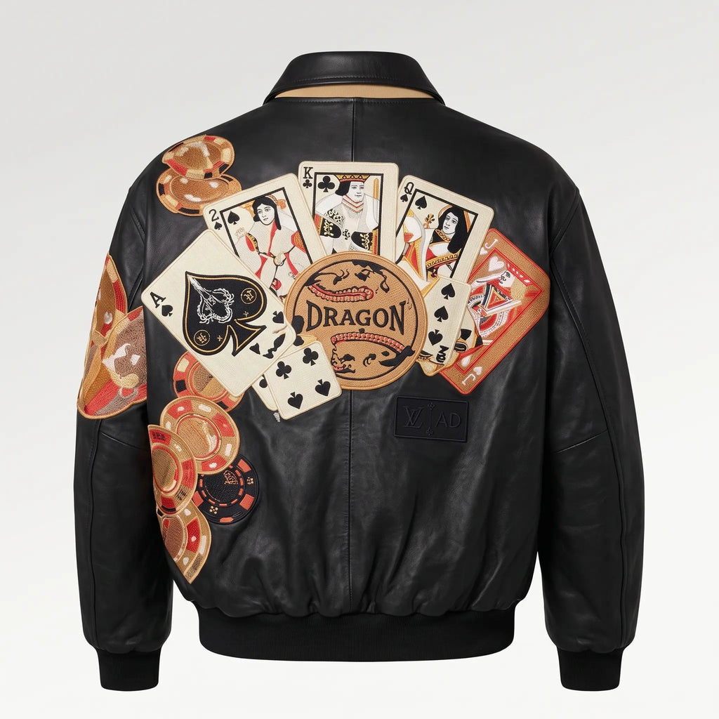 Custom Tailored Men’s 90s Pelle Pelle Styled Genuine Sheepskin Leather Jacket