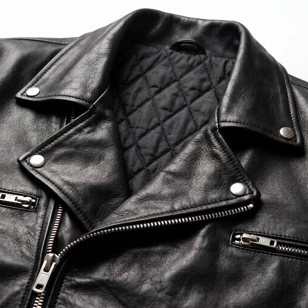 Motor Biker Genuine Leather Jacket