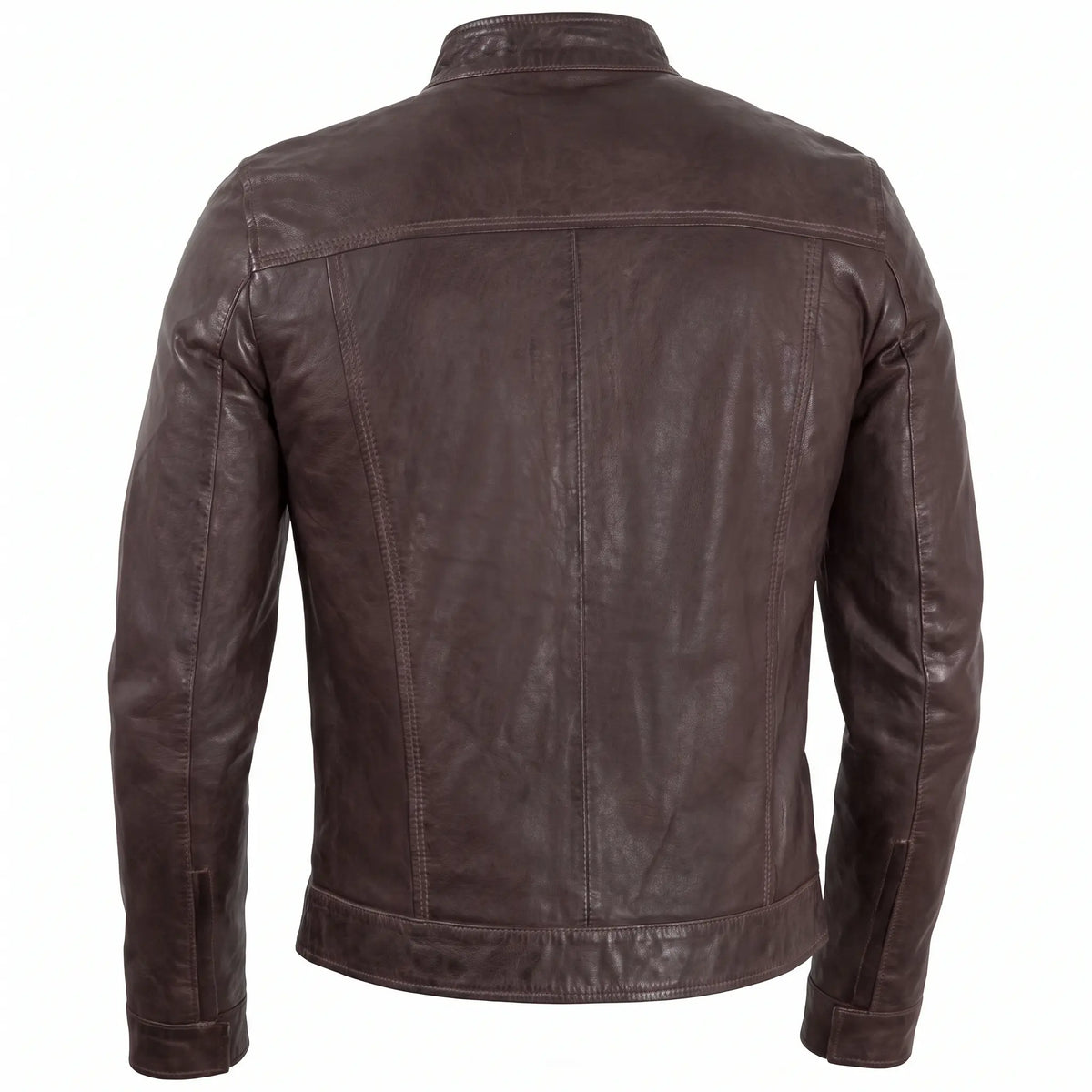 Four Pockets Sheepskin Leather Jacket