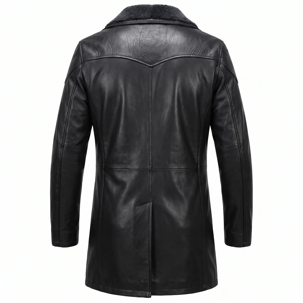 Custom Tailored Blade Runner 2049 Ryan Gosling Genuine Fur Collar Trench Coat