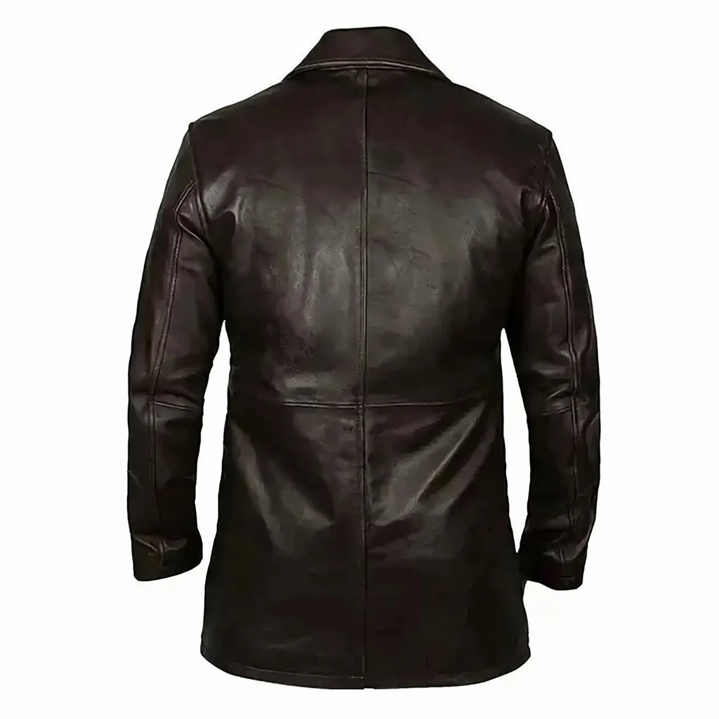 Custom Tailored Winchester Real Genuine Vintage Leather Men Coat Jacket